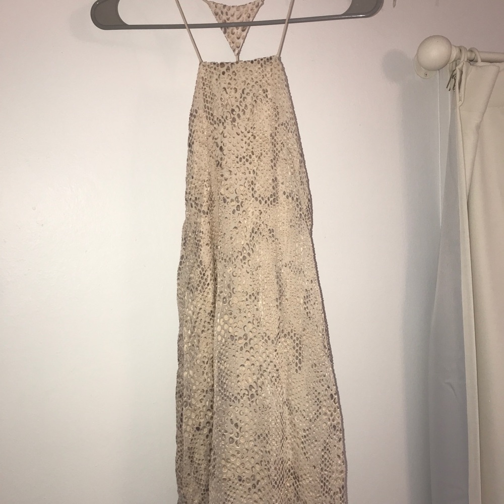 Snake pattern dress